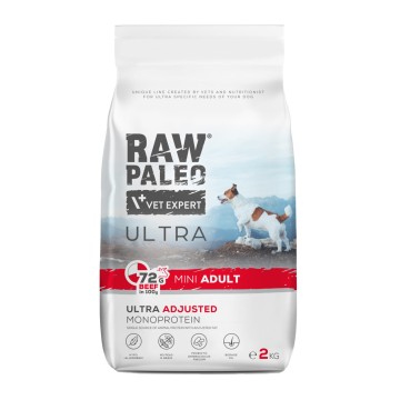 Vet Expert Raw Paleo Adult Μini Beef 2kg