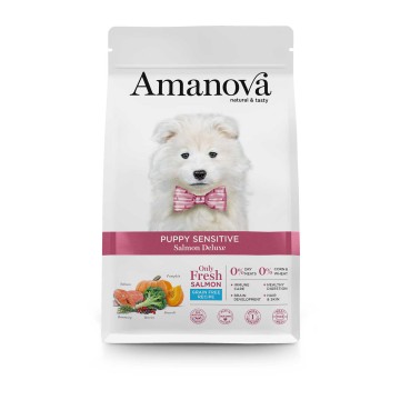 Amanova Dog Puppy Sensitive Salmon Deluxe 2kg Grain Free