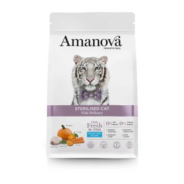 Amanova Sterilised Cat Fish Delicacy 4kg Grain Free