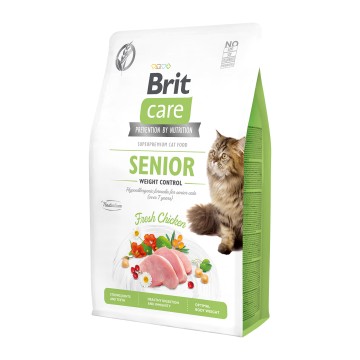 Brit Care Cat Senior Weight Control Chicken Grain Free 7kg