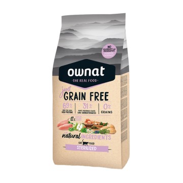 Ownat Just Cat Grain Free Sterilized 1kg