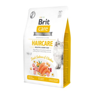 Brit Care Cat Adult Haircare Salmon & Chicken Grain Free 400gr