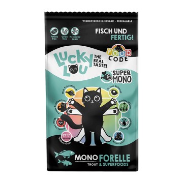 Lucky Lou Food Code SuperMono Πέστροφα & SuperFoods 750kg