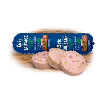 Brit Dog Sausage Turkey & Pea 800gr
