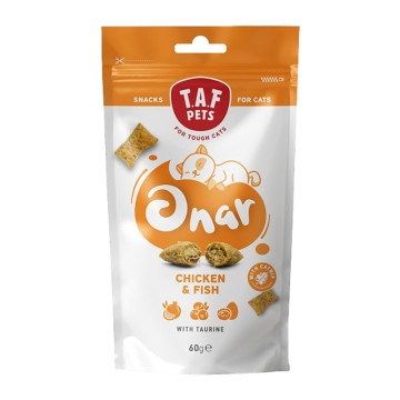 Taf Pets Onar Chicken & Fish 60gr Λιχουδιές Γάτας με Κοτόπουλο & Ψάρι