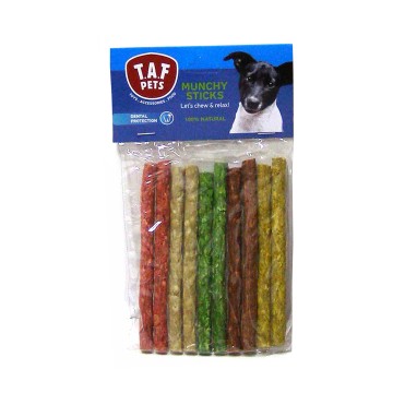 Taf Pets Munchy Colored Sticks 10τμχ