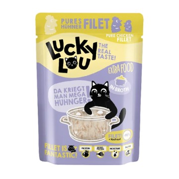 Lucky Lou ExtraFood Φιλέτο Κοτόπουλου σε Ζωμό 70gr