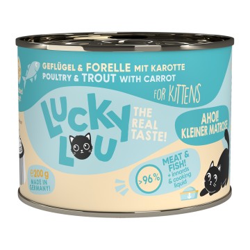 Lucky Lou LifeStage Kitten Πουλερικά & Πέστροφα 200gr