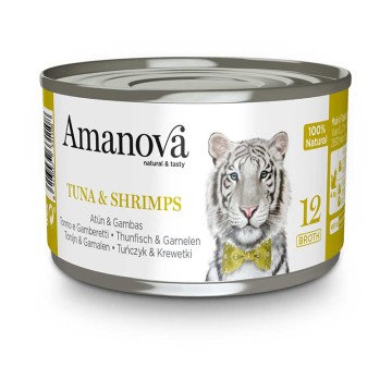 Amanova Cat Tuna & Shrimps Broth 70gr