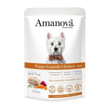 Amanova Puppy Exquisite Chicken Grain Free 100g Φακελάκι