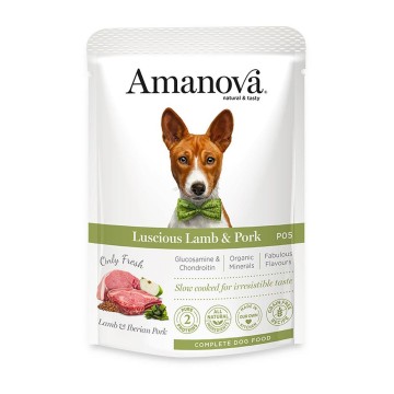 Amanova Dog Adult Luscious Lamb & Pork Grain Free 100g Φακελάκι