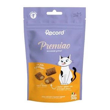 Record Premiao Cat Snack Τυρί 50gr