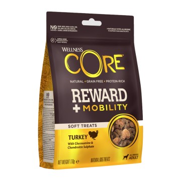 Wellness Core Dog Reward & Mobility Soft Treats Turkey 170gr