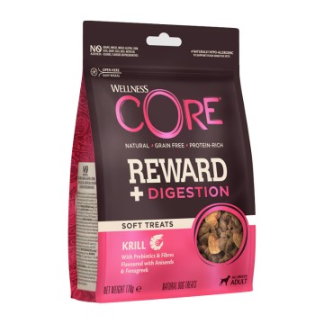 Wellness Core Dog Reward & Digestion Soft Treats Krill 170gr