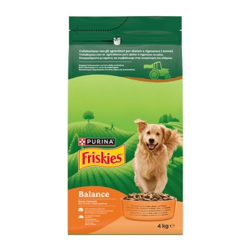 Friskies Dog Balance Adult Κοτόπουλο & Λαχανικά 4kg