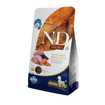N&D Brown Dog Adult Mini με Αρνί 2kg