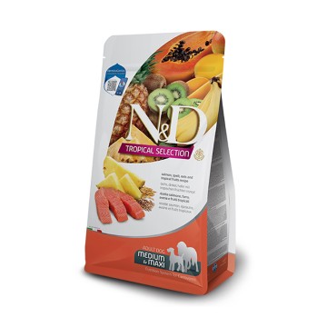 N&D Tropical Dog Adult Medium-Maxi με Σολομό 10kg