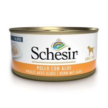 Schesir Dog Κοτόπουλο & Αλόη 150gr