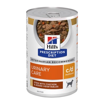 Hill's Prescription Diet Canine c/d Urinary Stew με Κοτόπουλο & Λαχανικά 354gr