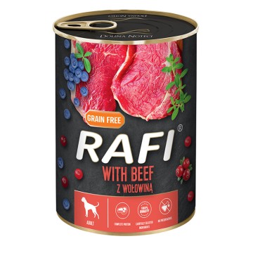 Rafi Dog Πατέ με Βοδινό, Μύρτιλο & Κράνμπερι 400gr