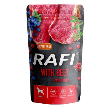 Rafi Dog Πατέ με Βοδινό, Μύρτιλο & Κράνμπερι 500gr