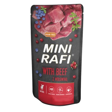 Rafi Dog Mini με Βοδινό, Μύρτιλο & Κράνμπερι 150gr