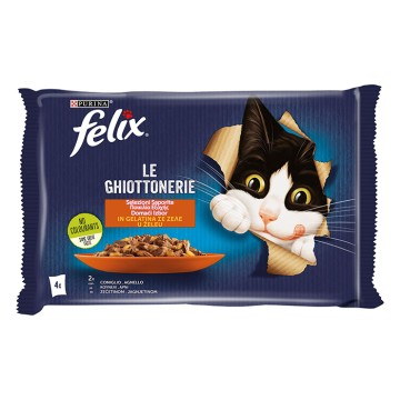 Felix Agail Κουνέλι & Αρνί σε Ζελέ 4x85gr