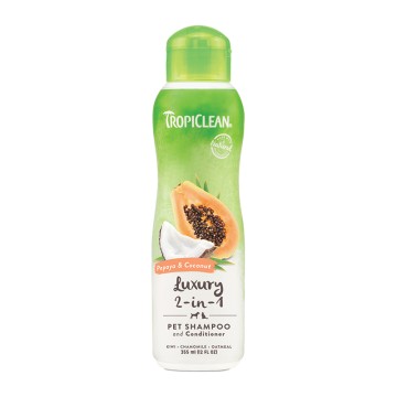Tropiclean Σαμπουάν & Μαλακτικό Papaya & Coconut 355ml