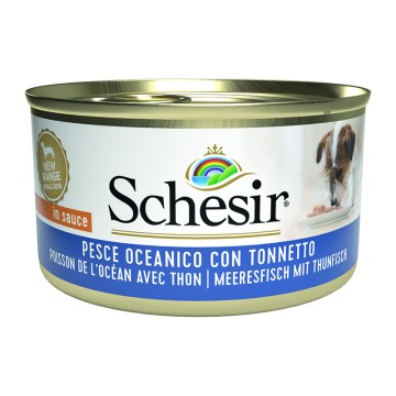 Schesir Dog Adult Small Ψάρια Ωκεανού & Τόνος 85gr