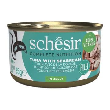 Schesir Cat Τόνος & Τσιπούρα σε Ζελέ 85gr