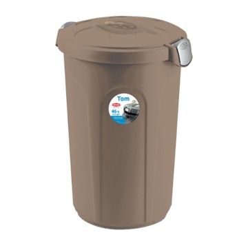 Stefanplast Tom Δοχείο Αποθήκευσης Καφέ 46L