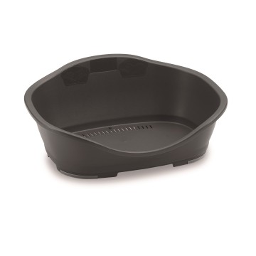 Stefanplast Sleeper 5 Κρεβάτι Πλαστικό Γκρι Σκούρο 96x68x37.5cm