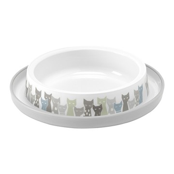 Moderna Μπολ Trendy Dinner Cat Maasai Γκρι Άσπρο 210ml