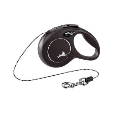 Flexi New Classic Cord Μαύρο XS 3M