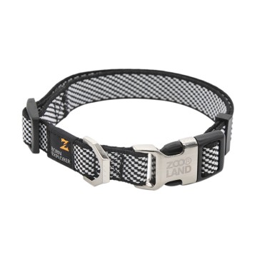 Zooland Περιλαίμιο Mixer Lead Series Άσπρο/Μαύρο S 1.5x28-32cm