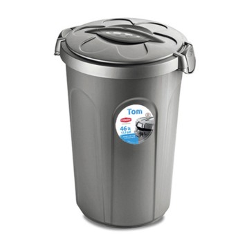 Stefanplast Tom Δοχείο Αποθήκευσης Γκρι 46L