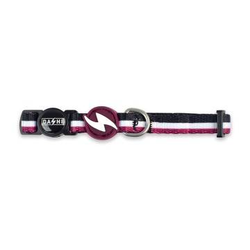 Dashi Περιλαίμιο Σκύλου Stripes Purple & Black XS 20-30cm