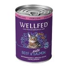 Wellfed Sterilised Βοδινό & Σολομός σε Πατέ 400gr