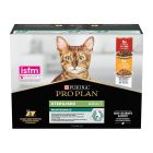 Purina Pro Plan Cat Sterilised Multipack Βοδινό & Κοτόπουλο σε Σάλτσα 10x85gr