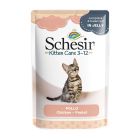 Schesir Kitten Pouch Κοτόπουλο σε Ζελέ 85gr
