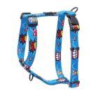 Rogz Σαμαράκι Σκύλου Fusion Comic Blue L 45-75cm