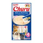 Inaba Churu Cat Κρεμώδης Λιχουδιά με Τόνο & Βοδινό 56gr