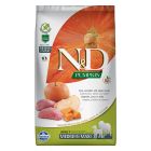 N&D Pumpkin Dog Adult Medium-Maxi με Αγριόχοιρο, Κολοκύθα & Μήλο 2.5kg