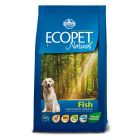 Ecopet Natural Adult Medium Ψάρι 12kg + 2kg Δώρο