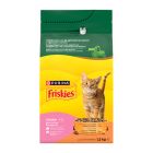 Friskies Cat Junior Κοτόπουλο, Γάλα & Λαχανικά 1.5kg