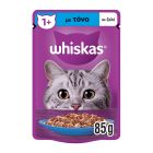 Whiskas με Τόνο σε Ζελέ 85gr