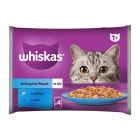 Whiskas Multipack με Ψάρι σε Ζελέ 4x85gr
