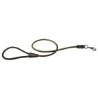 Ferplast Οδηγός Σκύλου Δερμάτινος Μαύρος 1x110cm