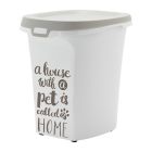 Moderna Δοχείο Αποθήκευσης Pet Wisdοm Με Δοσομετρητή & Ρόδες 38L