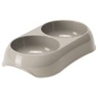 Moderna Μπολ Διπλό Gusto Γκρι 2x200ml